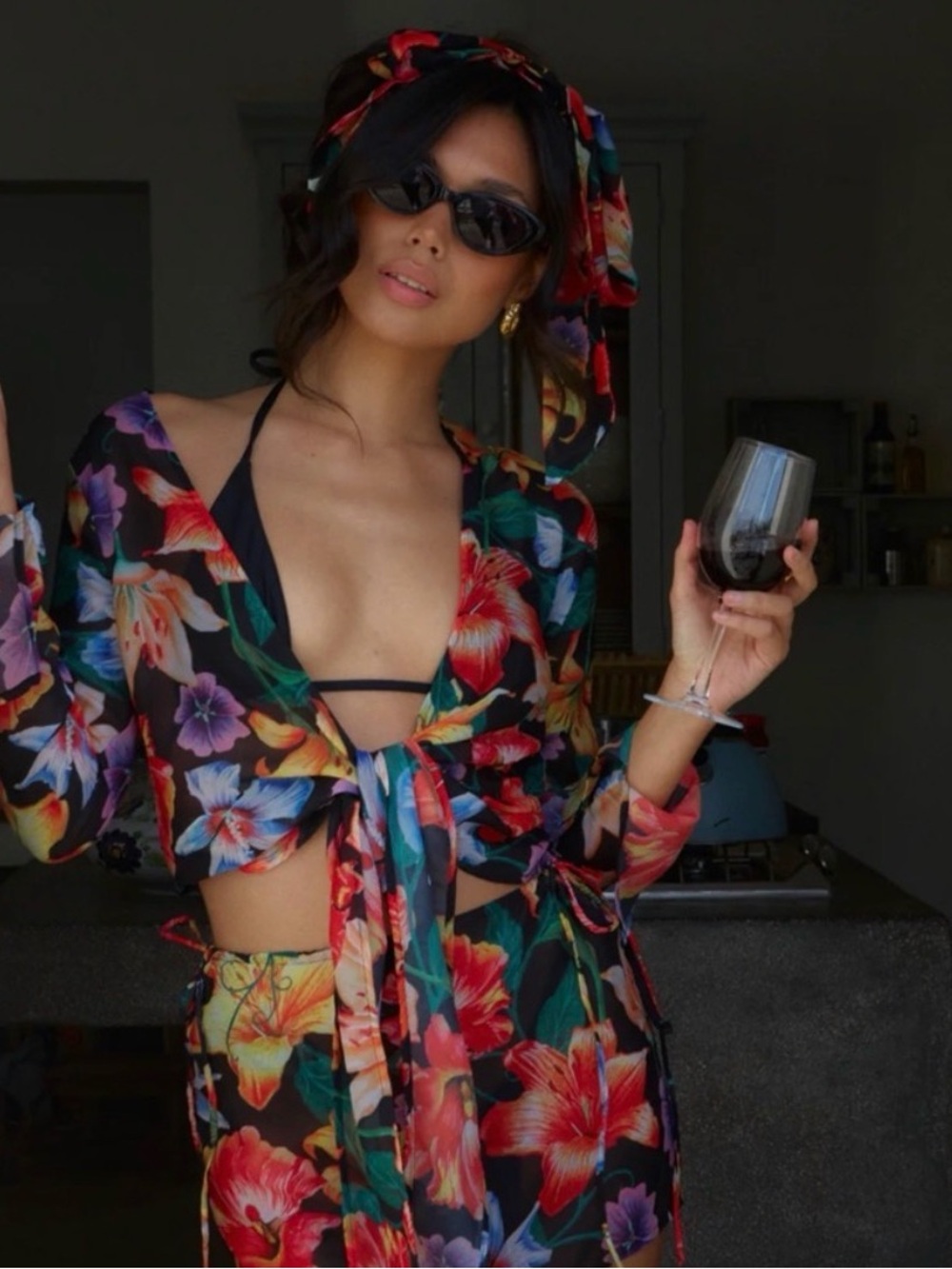 SLA the label tropicana beach top size small medium new with tags
